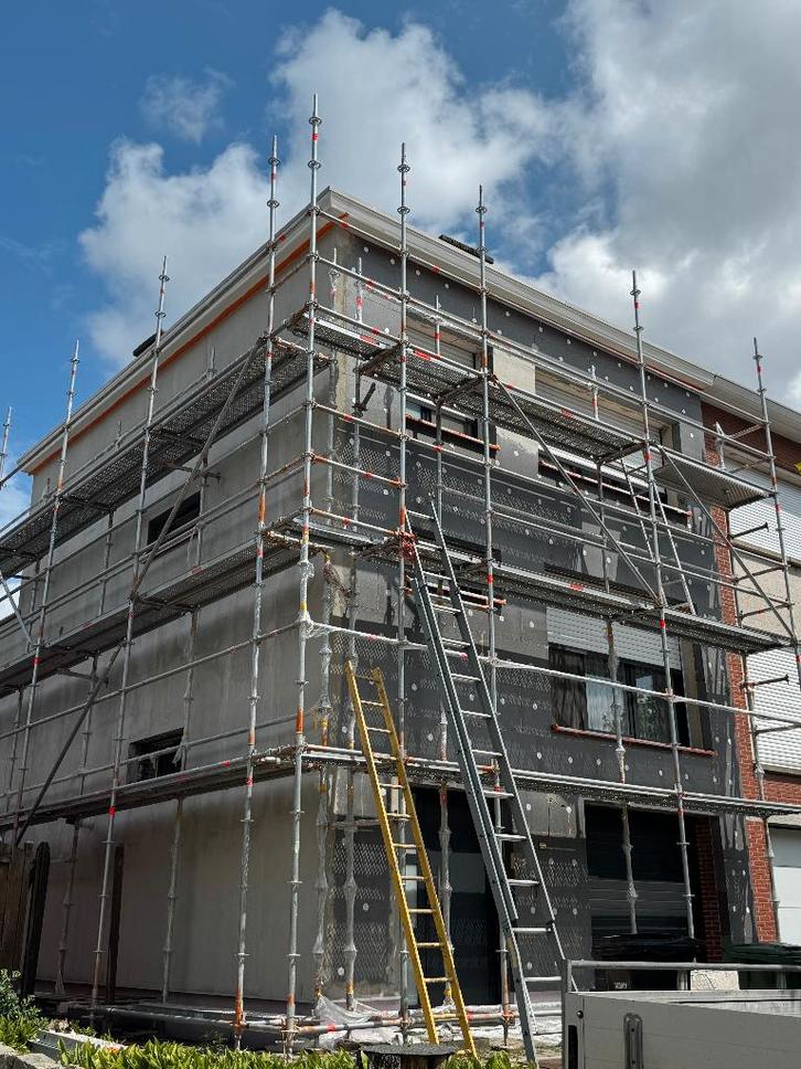 échafaudage à louer, Bricolage & Construction, Échafaudages, Comme neuf, Échafaudage de façade, 5 mètres de hauteur ou plus, Enlèvement