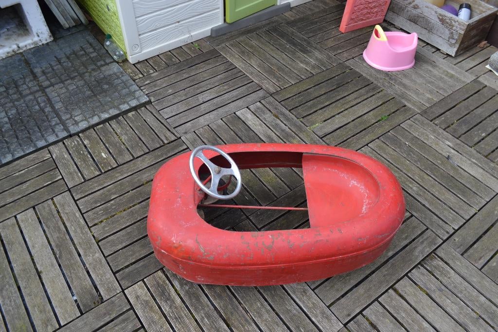 Rare Voiture en Tôle et à pédales Torck, Enlèvement, Utilisé