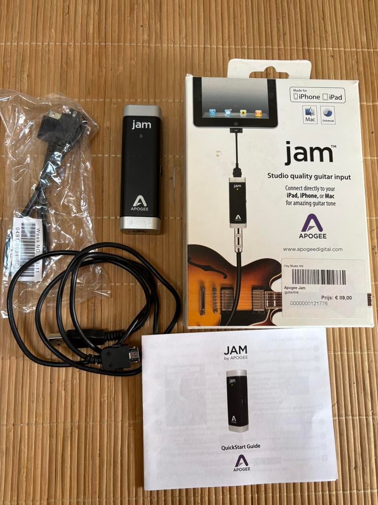 Apogee Jam guitar audio interface, Musique & Instruments, Effets, Comme neuf, Enlèvement ou Envoi