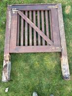 Tuinpoortje in hard hout, Ophalen, Zo goed als nieuw, Hout