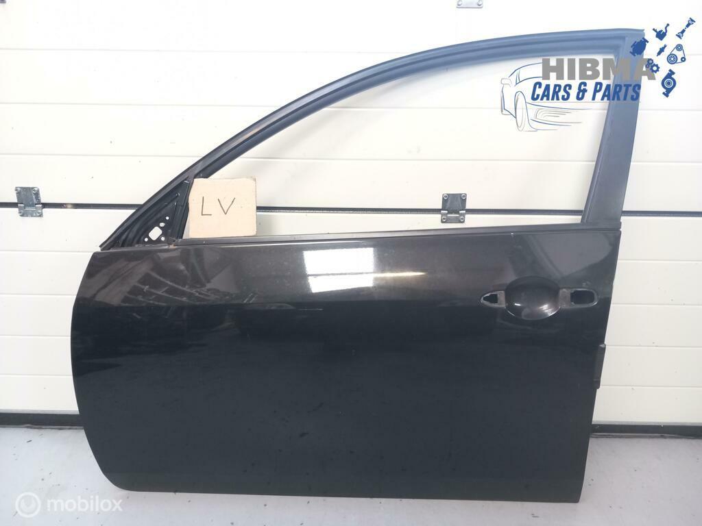 Nissan Primera III Portier Links-Voor Zwart 2002 t/m 2009, Gebruikt, Deur, Voor, Ophalen of Verzenden