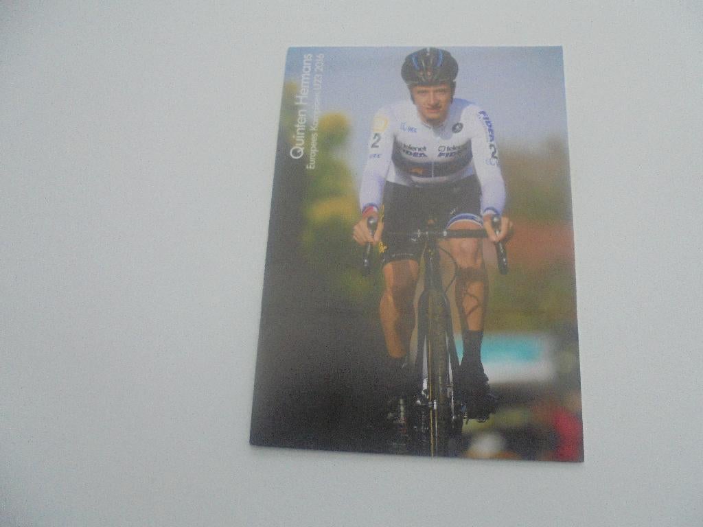 wielrenner- Quinten hermans, Collections, Photos & Gravures, Envoi, 1980 à nos jours, Comme neuf, Photo