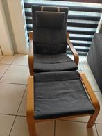 Poäng fauteuil en voetenbank, Enlèvement, Tissus