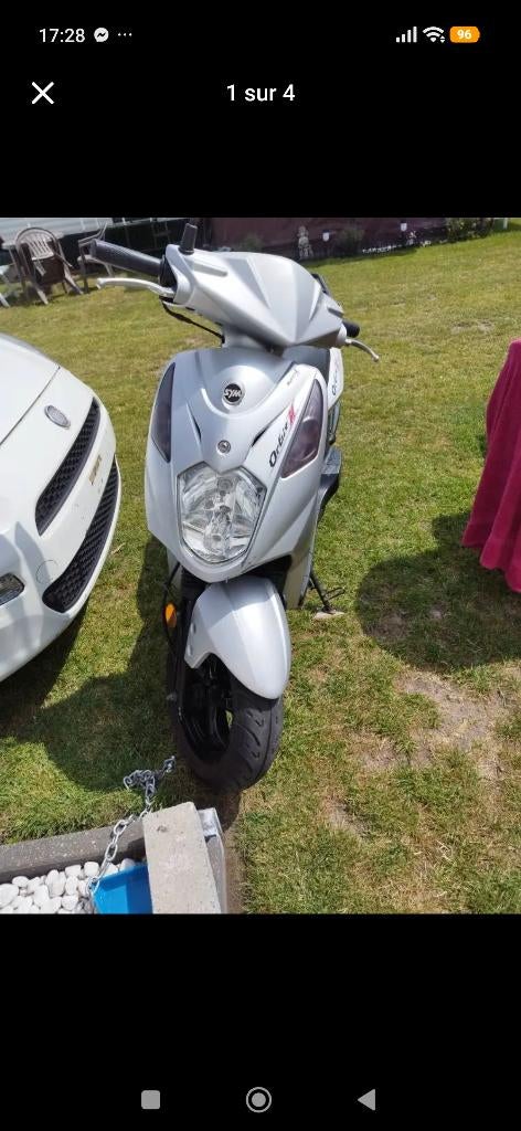 Bonjour je vends où échange un scooter sym orbite 2 4t, Fietsen en Brommers, Scooters | SYM, Zo goed als nieuw, Orbit, Klasse A (25 km/u)