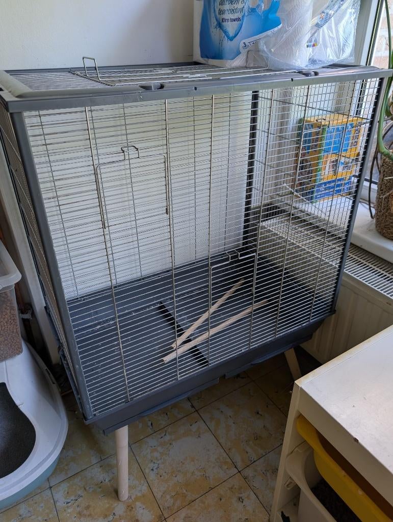 vogelkooi, Animaux & Accessoires, Oiseaux | Cages & Volières, Enlèvement, Utilisé, Autres matériaux, Cage à oiseaux