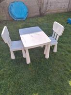 Mammut kindertafel en stoelen van ikea., Kinderen en Baby's, Ophalen, Stoel(en)