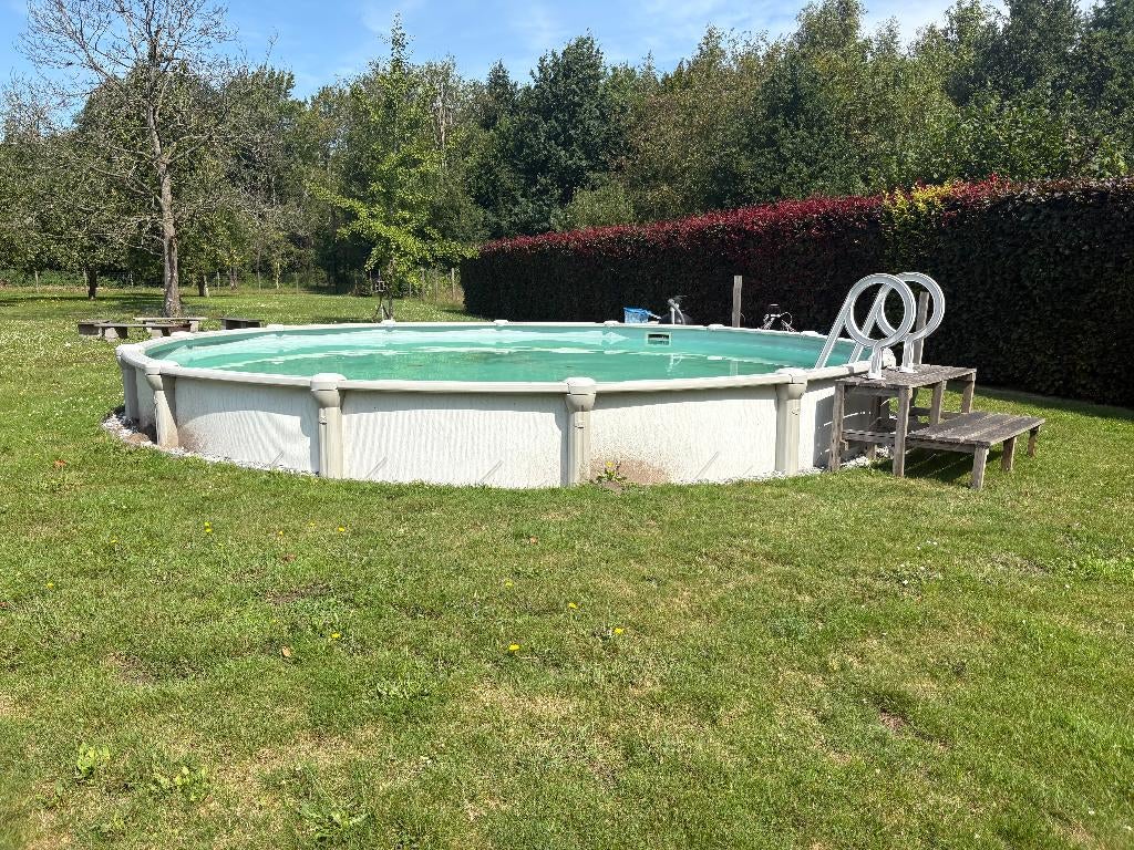 Opbouwzwembad Gre en toebehoren, Enlèvement, Utilisé