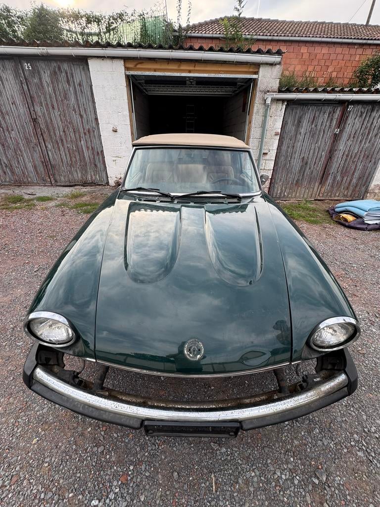 Fiat 124 Spider, Cuir, Achat, Beige, Cabriolet