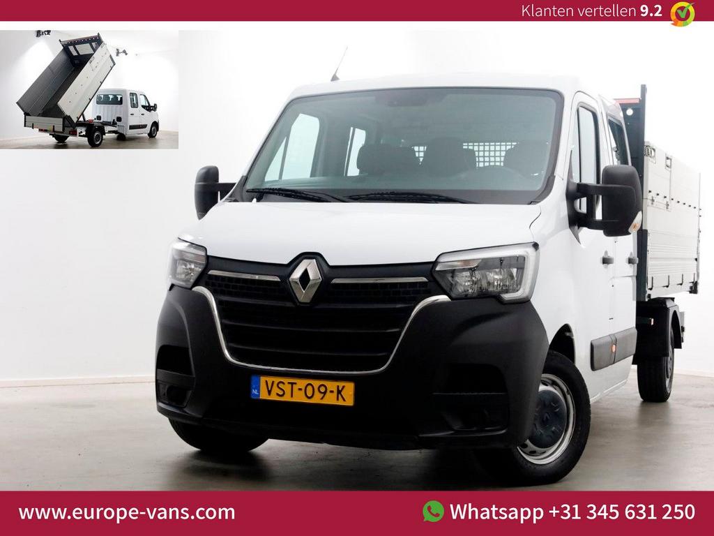 Renault Master T35 2.3 dCi 145pk L3 D.C. Kipper met hoge boo, Autos, Camionnettes & Utilitaires, Entreprise, ABS, Air conditionné