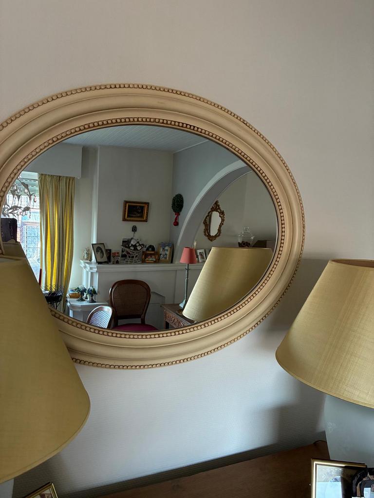 Spiegel landelijke stijl (nieuwprijs 180€), Huis en Inrichting, Woonaccessoires | Spiegels, Ophalen, Zo goed als nieuw