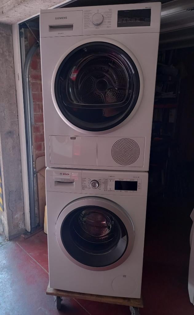 Machine à laver Bosch 9kg A +++. 1600trs.Sèche linge Siemens, Electroménager, Lave-linges séchants, Enlèvement, Comme neuf