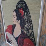 Schilderij in gobelein, Ophalen