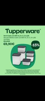 Nieuwe cubix set van tupperware, Enlèvement ou Envoi, Neuf