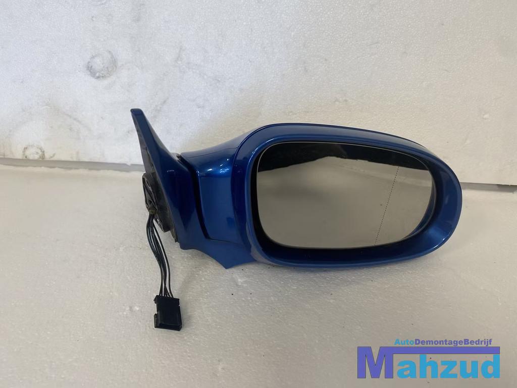MERCEDES SLK R170 rechts spiegel blauw 96-04 BLUE mirror rig, Auto-onderdelen, Spiegels, Mercedes-Benz, Gebruikt