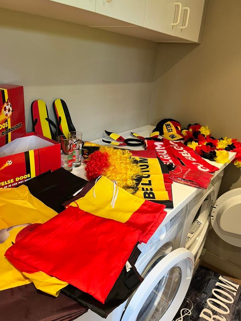 Fanmateriaal WK Rode Duivels, Verzamelen, Ophalen, Zo goed als nieuw