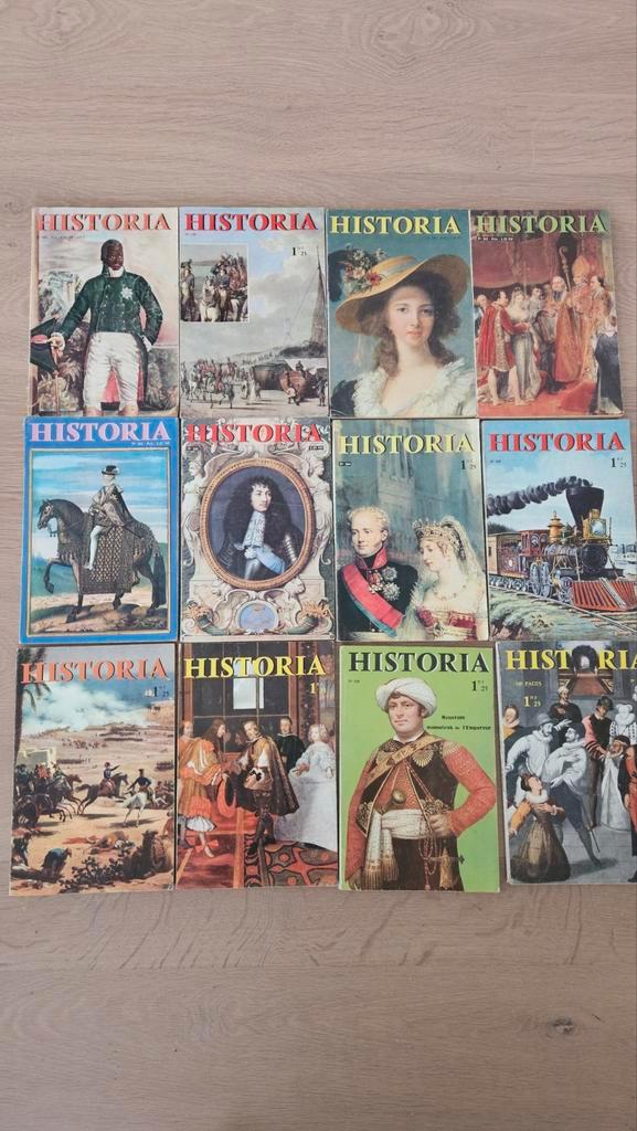 Historia magazines 1960 - 12 exemplaires, Collections, Revues, Journaux & Coupures, Enlèvement