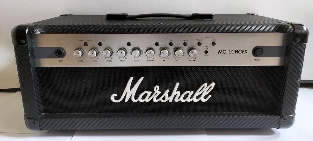Marshall MG100HCFX amphead, Ophalen, Zo goed als nieuw, Gitaar, 100 watt of meer