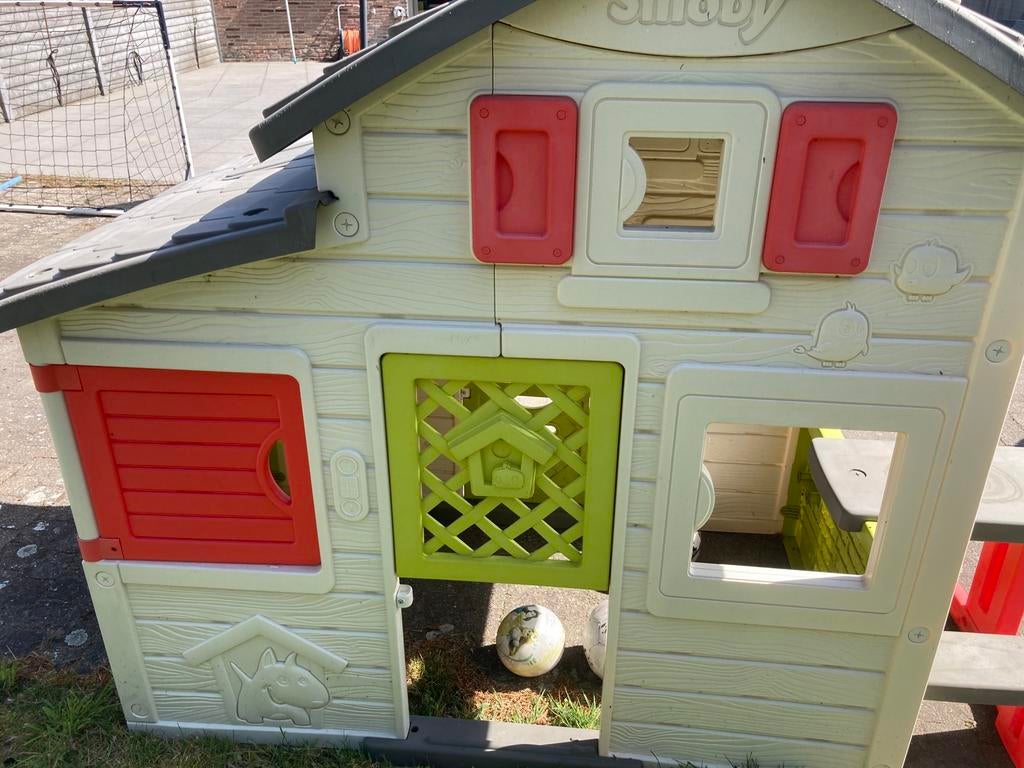 Speelhuis Smoby buiten, Kinderen en Baby's, Ophalen, Zo goed als nieuw