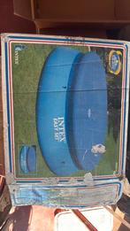 Intex easy set zwembad met filterpomp en afdekzeil, Tuin en Terras, Ophalen, Gebruikt, Minder dan 80 cm, Opblaaszwembad