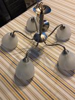 Rustieke luster, Huis en Inrichting, Lampen | Kroonluchters, Ophalen, Glas