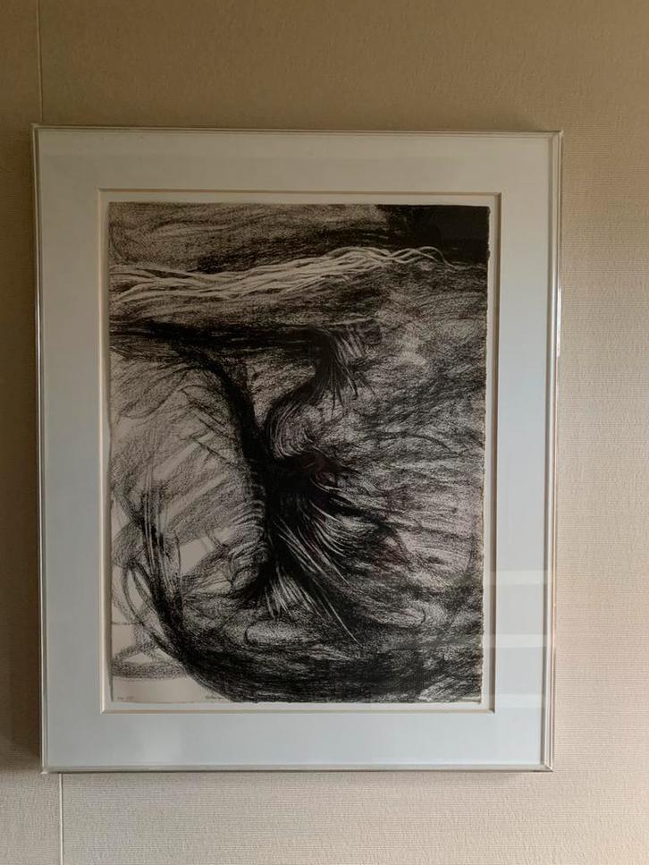 Kunstwerk “Litho “Dodeigne Eugène gesigneerd, Antiquités & Art, Art | Dessins & Photographie, Enlèvement