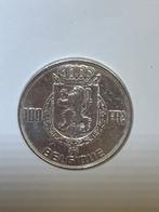 Belgische munt 100fr  zilver  , 4 koningen, Monnaie en vrac, Argent, Enlèvement, Argent