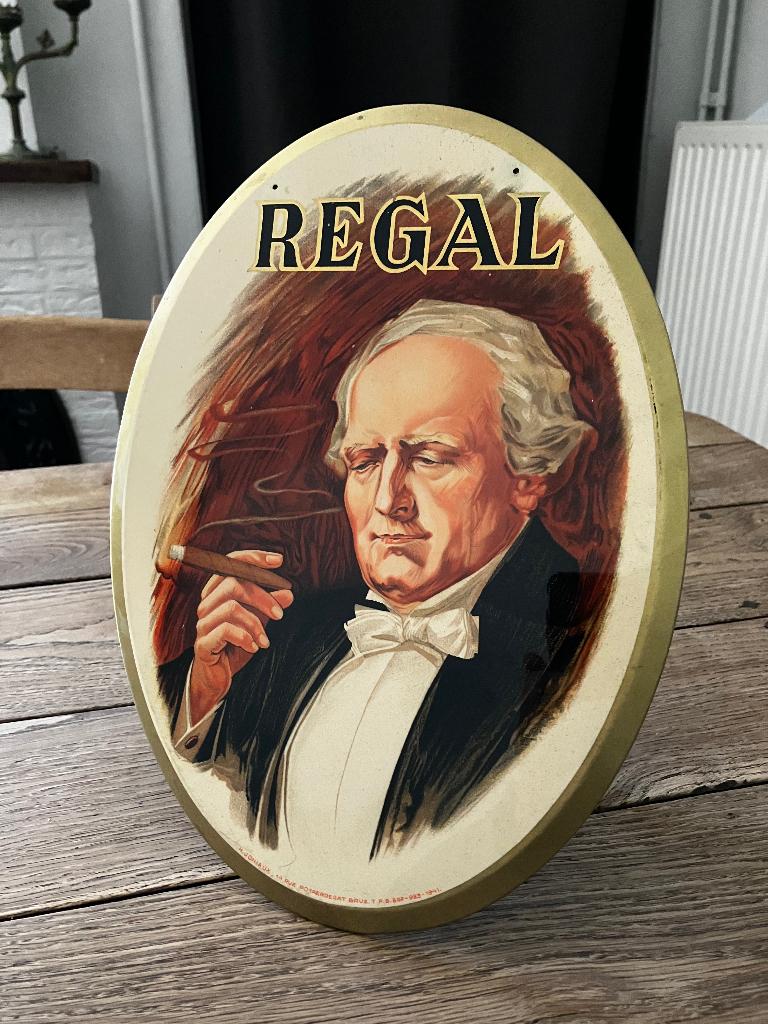 REGAL 1941 commercieel, Ophalen of Verzenden, Zo goed als nieuw, Reclamebord