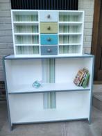 Meuble rangement bibliothèque enfants vintage bois massif, 105 cm ou plus, Enlèvement, Utilisé, 75 à 100 cm