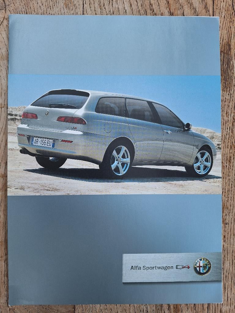BROCHURE ALFA ROMEO 156 SPORTWAGON Q4 2004, Ophalen of Verzenden, Gelezen, Alfa Romeo