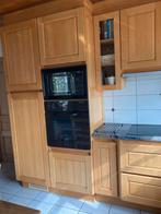 Keuken in massief hout( es) met graniet keukenblad, Huis en Inrichting, Keuken | Complete keukens, Ophalen, Hout