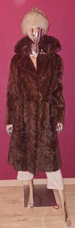 Manteau de Fourrure Véritable – Maison Amandine – Brun Choco, Ophalen, Bruin
