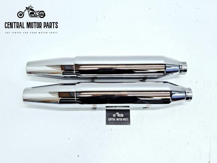 Silencieux chromés Dyna 2006-2017, Motos, Pièces | Harley-Davidson, Utilisé, Enlèvement ou Envoi