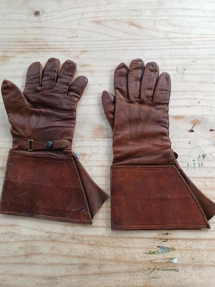 gants en cuir de guerre, Collections, Objets militaires | Général, Enlèvement