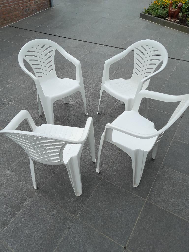 tuinstoelen, Tuin en Terras, Tuinstoelen, Ophalen, Zo goed als nieuw, Kunststof