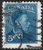 1 Postzegel Canada 1949 Koning George VI, Enlèvement ou Envoi, Affranchi, Amérique du Nord