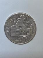 50 belgische frank stuk (mercurius), Monnaie en vrac, Argent, Enlèvement, Argent