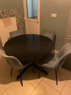 Table de cuisine depliable+ 4 chaise  en tres bon etat, Enlèvement, Comme neuf