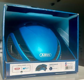 Casque Abus Gamechanger bleu acier taille L en parfait état, Comme neuf, Enlèvement, L, ABUS