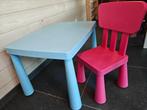 Kinder tafel + stoel IKEA Mammut, Ophalen, Gebruikt