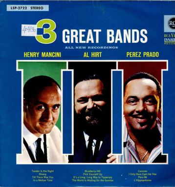 Vinyl, LP   -   Henry Mancini, Al Hirt, Perez Prado – 3 Grea beschikbaar voor biedingen