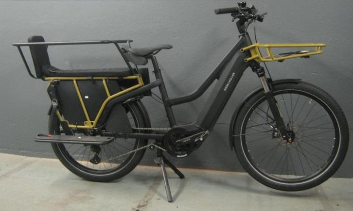 Vélo cargo / longtail électrique riese & müller multicharger, Vélos & Vélomoteurs, Vélos électriques, Comme neuf, Cube, Enlèvement ou Envoi