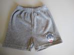 Grijze short 'aapje' maat 86, Kinderen en Baby's, Babykleding | Maat 86, Ophalen of Verzenden, Gebruikt, Jongetje, Broekje