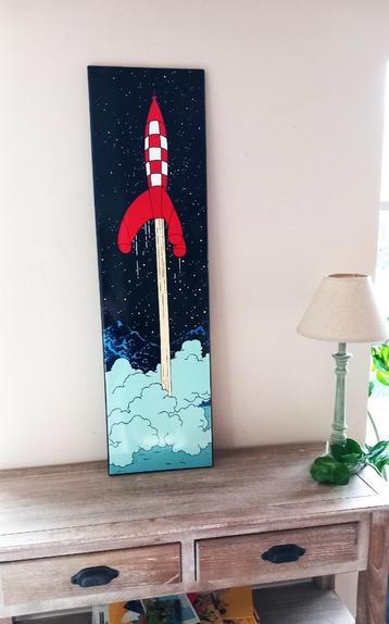 Kuifje - Tintin - Emailleplaat, Envoi, Tintin, Comme neuf