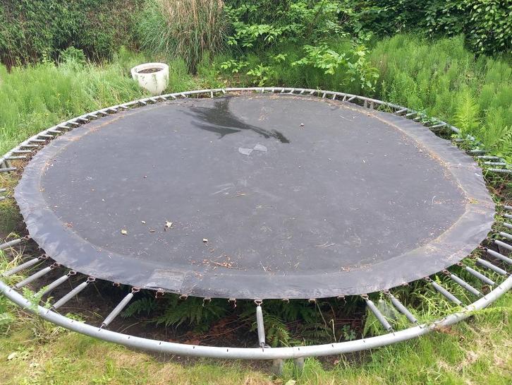 Trampoline, Kinderen en Baby's, Speelgoed | Buiten | Trampolines, Gebruikt, Ophalen