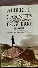 Albert Ier - Carnets et correspondance de guerre 1914-1918, Livres, Utilisé, Enlèvement ou Envoi