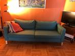 zetel driezit smaragd groen, Ophalen, Hout, Gebruikt, Driepersoons