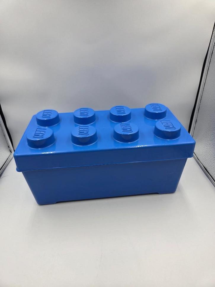 Lego Box Blauw leeg, Kinderen en Baby's, Speelgoed | Duplo en Lego, Zo goed als nieuw, Lego, Complete set, Ophalen of Verzenden