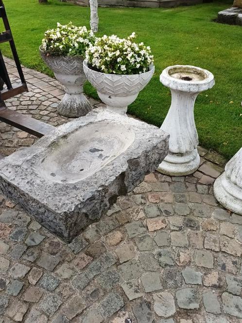 Arduinen trog kruidenbak Bloembak, Jardin & Terrasse, Bacs à fleurs & Jardinières, Comme neuf, Enlèvement