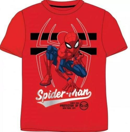Spiderman T-shirt - Rood - Maat 128 - 134 - Marvel, Kinderen en Baby's, Kinderkleding | Maat 134, Nieuw, Jongen, Shirt of Longsleeve