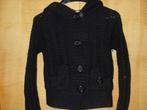 zwarte tricot gilet met kap small, Kleding | Dames, Ophalen of Verzenden, Gedragen, Maat 36 (S), Zwart